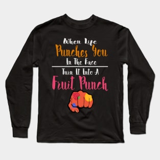 Fun Fruit Punch Shirts Long Sleeve T-Shirt